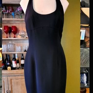 Andrea Polizzi for Rex Lester Black Sleeveless Cocktail Dress